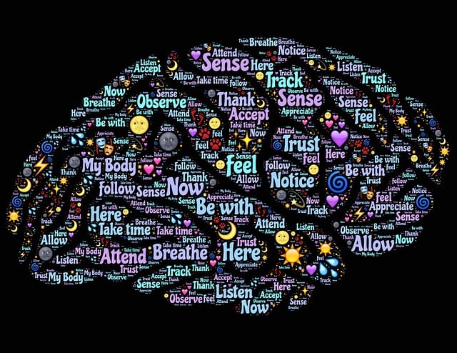 Brain and functions wordgraph